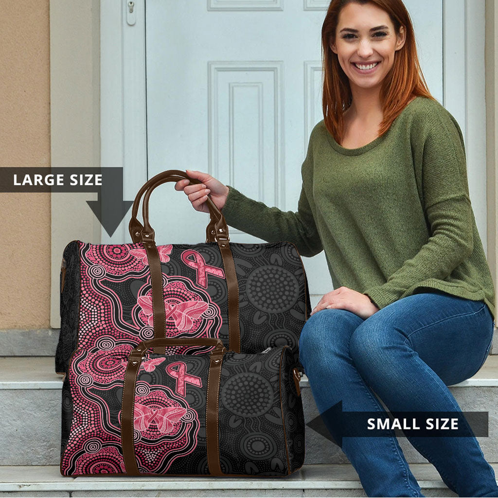 Australia Indigenous Mother's Day Travel Bag Aboriginal Breast Cancer Ribbon