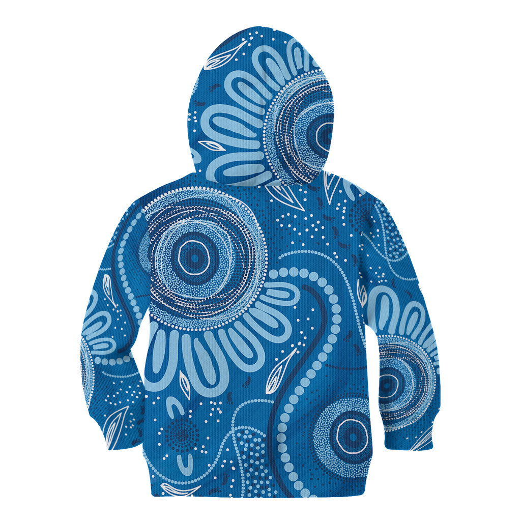 Australia Indigenous Kid Hoodie Blue Ribbon Prostate Cancer Month