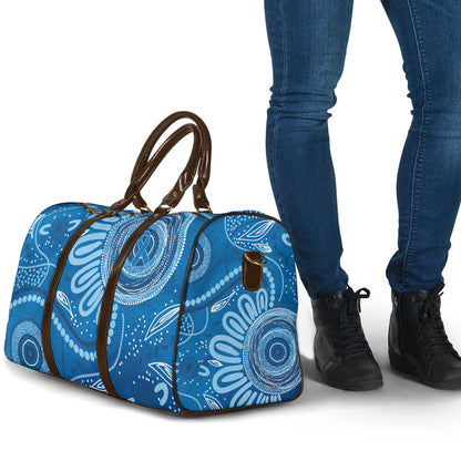 Australia Indigenous Travel Bag Blue Ribbon Prostate Cancer Month