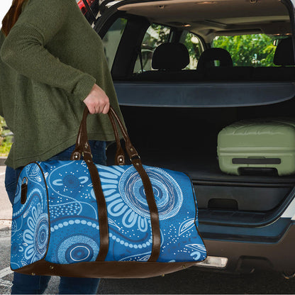 Australia Indigenous Travel Bag Blue Ribbon Prostate Cancer Month