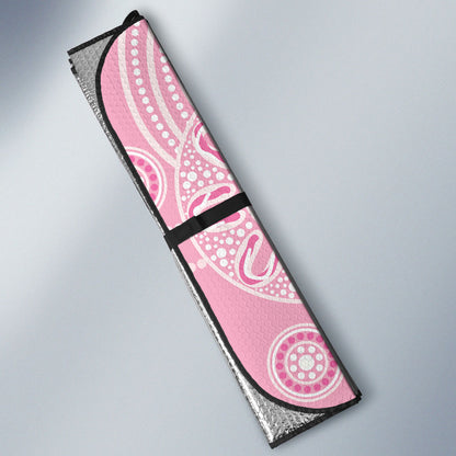 Pink Galah Aussie Aboriginal Auto Sun Shade Soaring High