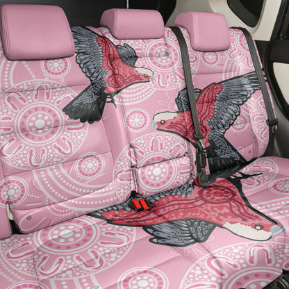 Pink Galah Aussie Aboriginal Back Car Seat Cover Soaring High
