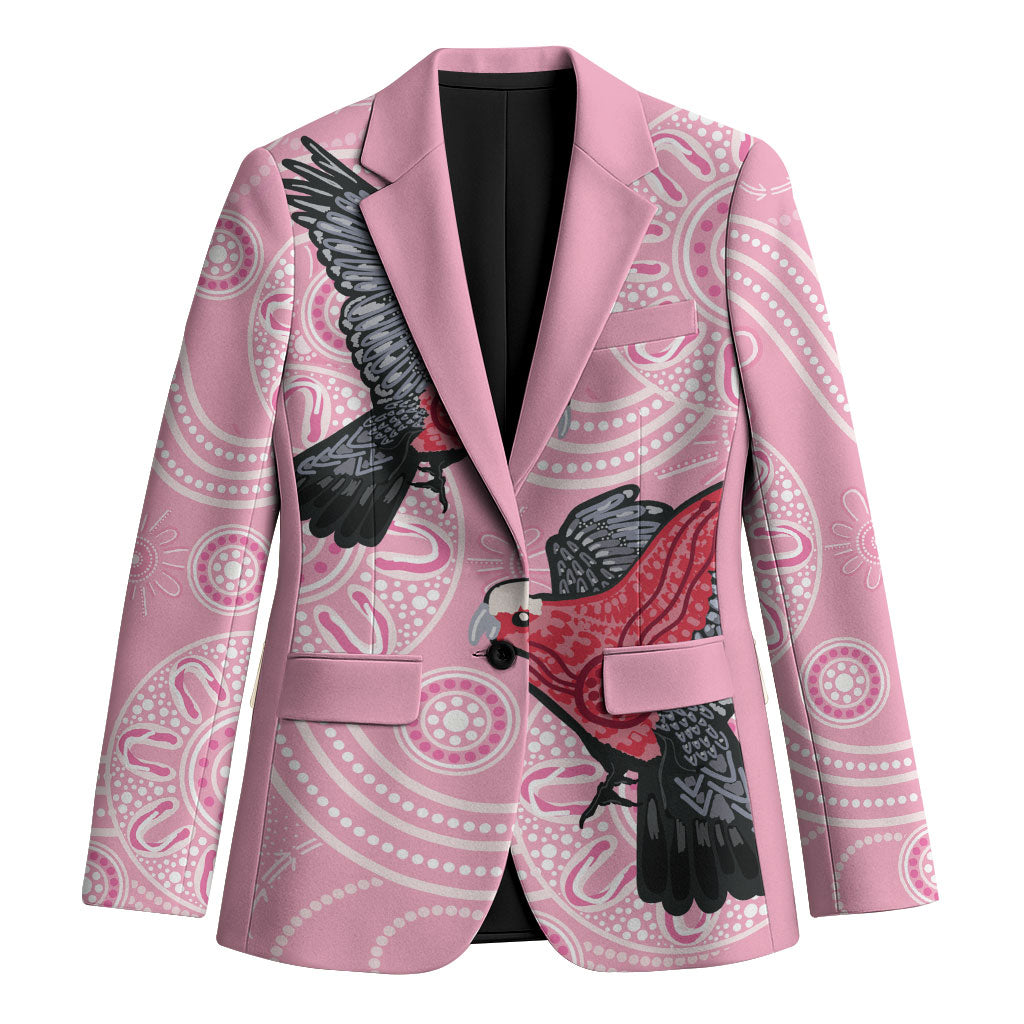 Pink Galah Aussie Aboriginal Blazer Soaring High