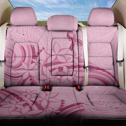 Aotearoa Maori Back Car Seat Cover Pink Fern Ribbons