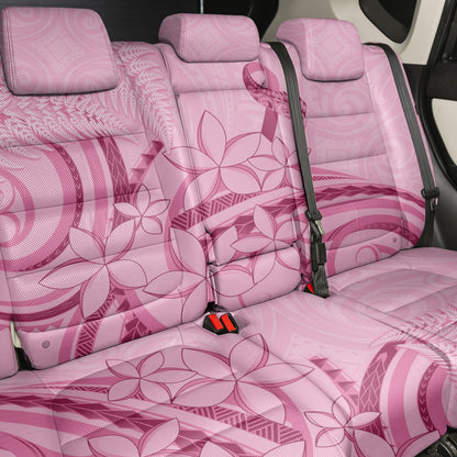 Aotearoa Maori Back Car Seat Cover Pink Fern Ribbons