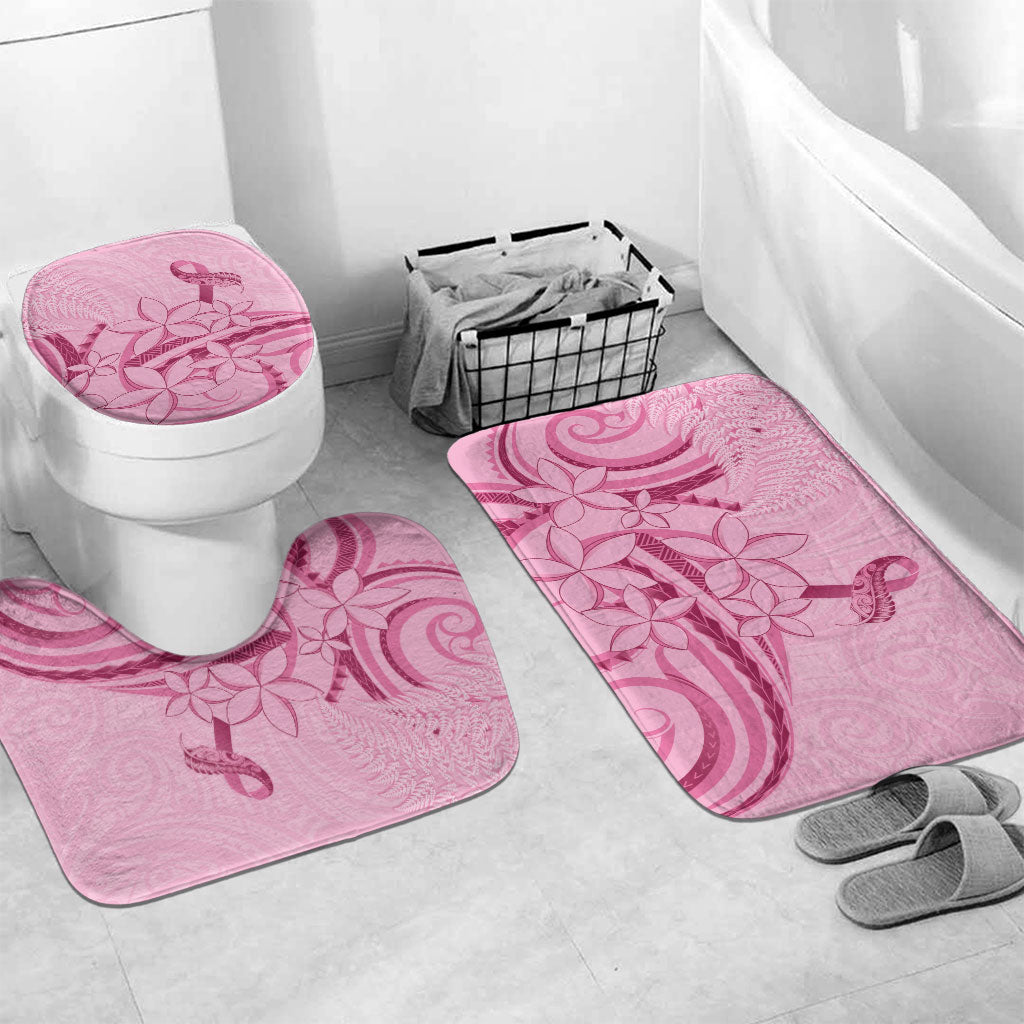 Aotearoa Maori Bathroom Set Pink Fern Ribbons