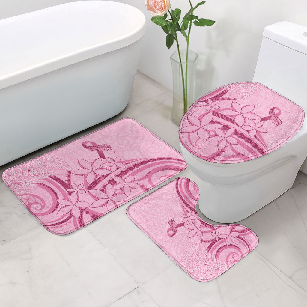 Aotearoa Maori Bathroom Set Pink Fern Ribbons
