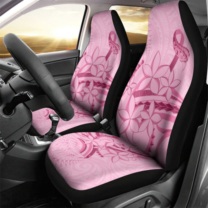Aotearoa Maori Car Seat Cover Pink Fern Ribbons