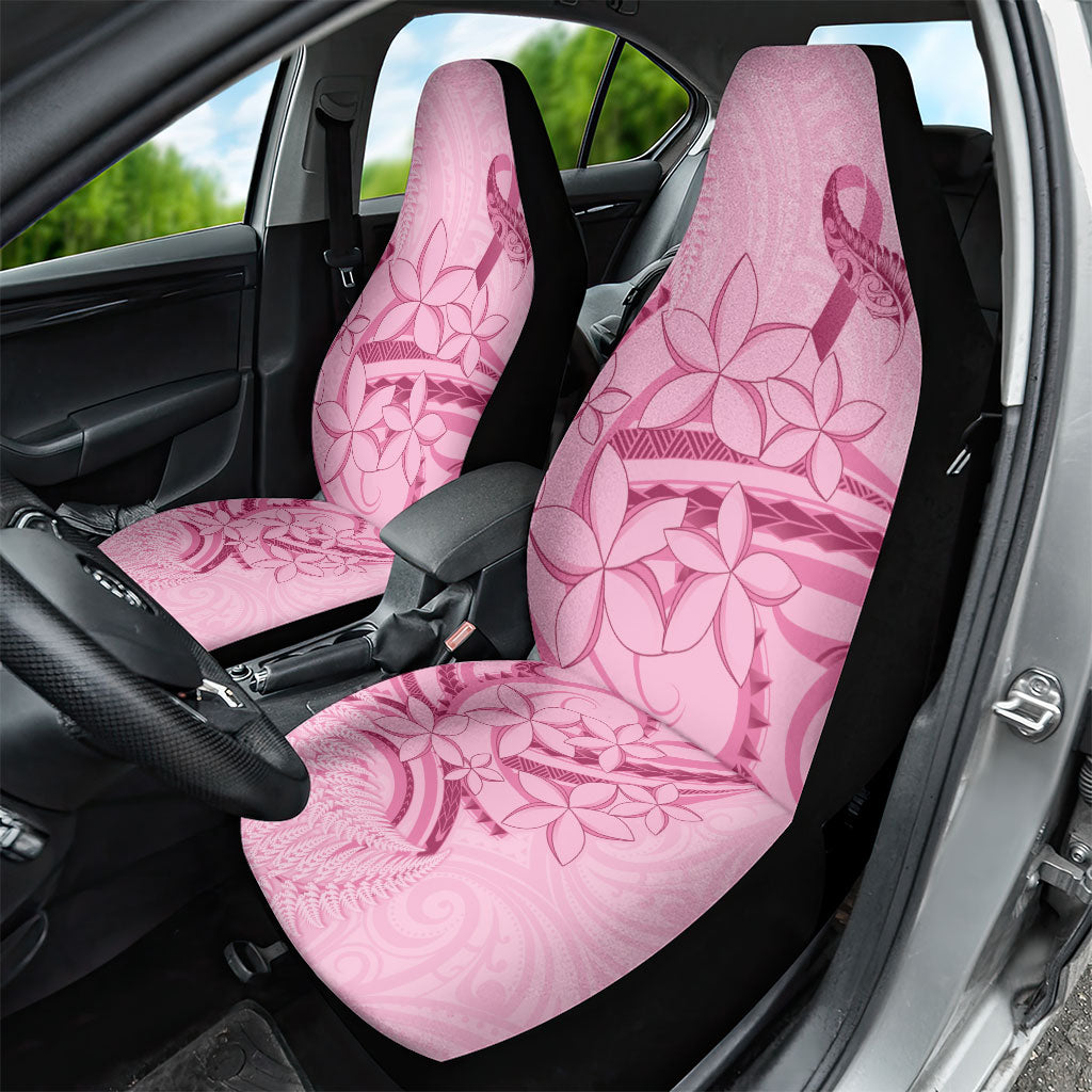 Aotearoa Maori Car Seat Cover Pink Fern Ribbons