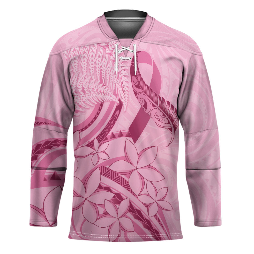 Aotearoa Maori Hockey Jersey Pink Fern Ribbons