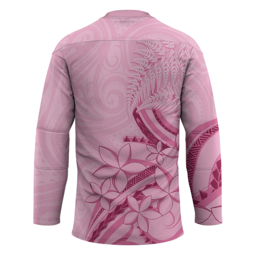 Aotearoa Maori Hockey Jersey Pink Fern Ribbons