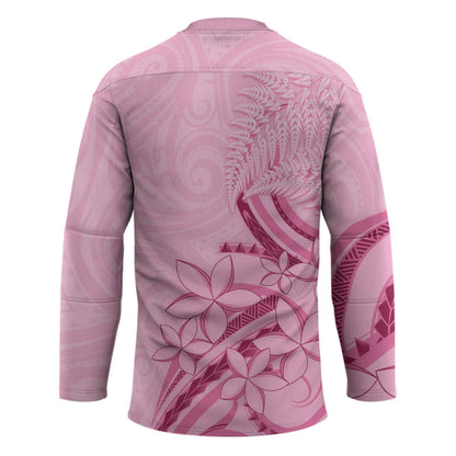Aotearoa Maori Hockey Jersey Pink Fern Ribbons
