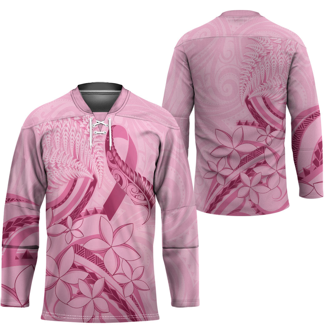Aotearoa Maori Hockey Jersey Pink Fern Ribbons