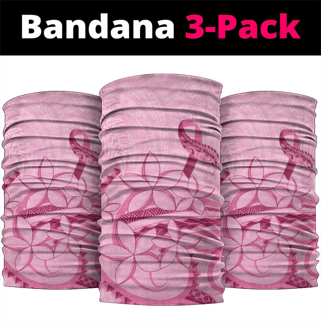 Aotearoa Maori Neck Gaiter Pink Fern Ribbons