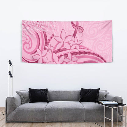 Aotearoa Maori Tapestry Pink Fern Ribbons