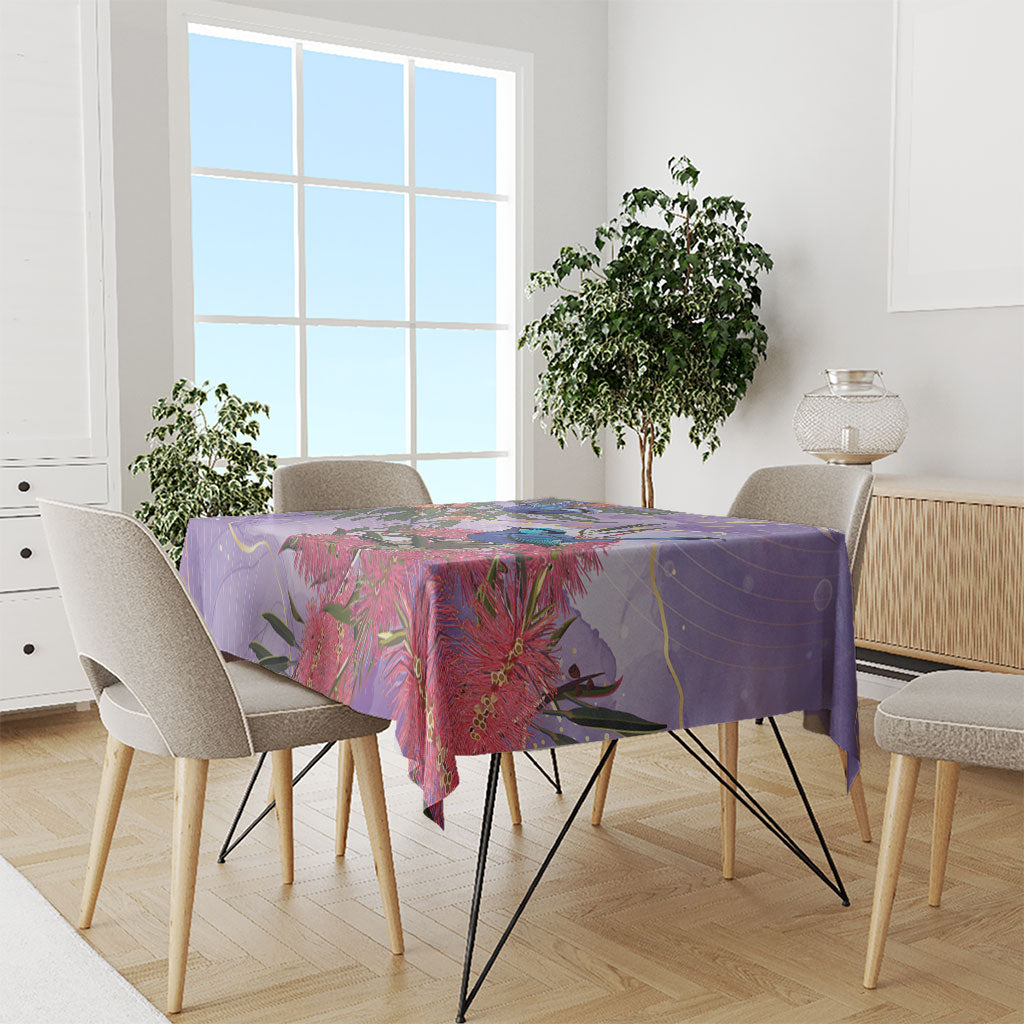 Australia Splendid Fairy Wren on Eucalyptus Tablecloth Epilepsy Prevention