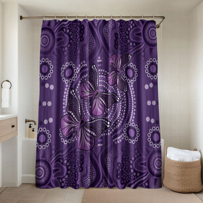 Australia Epilepsy Support Purple Butterfly Strength Bathroom Set