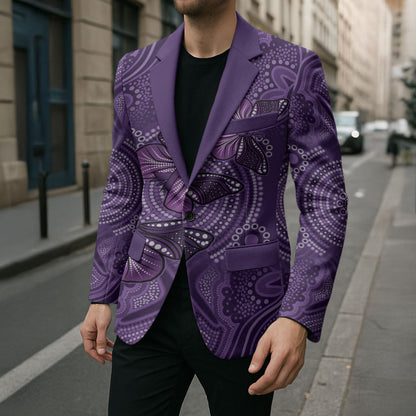 Australia Epilepsy Support Purple Butterfly Strength Blazer