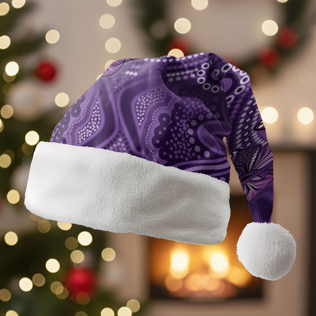 Australia Epilepsy Support Purple Butterfly Strength Christmas Santa Hat