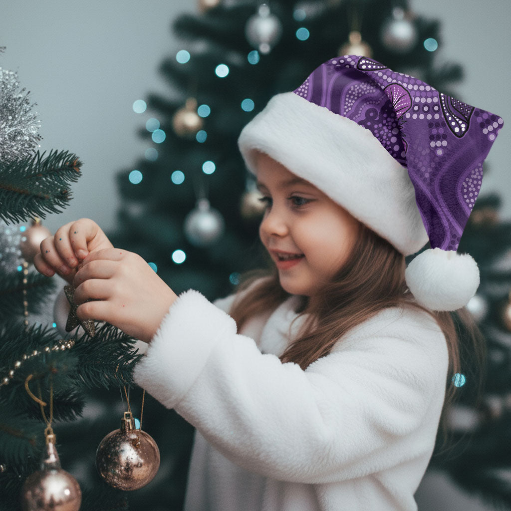 Australia Epilepsy Support Purple Butterfly Strength Christmas Santa Hat