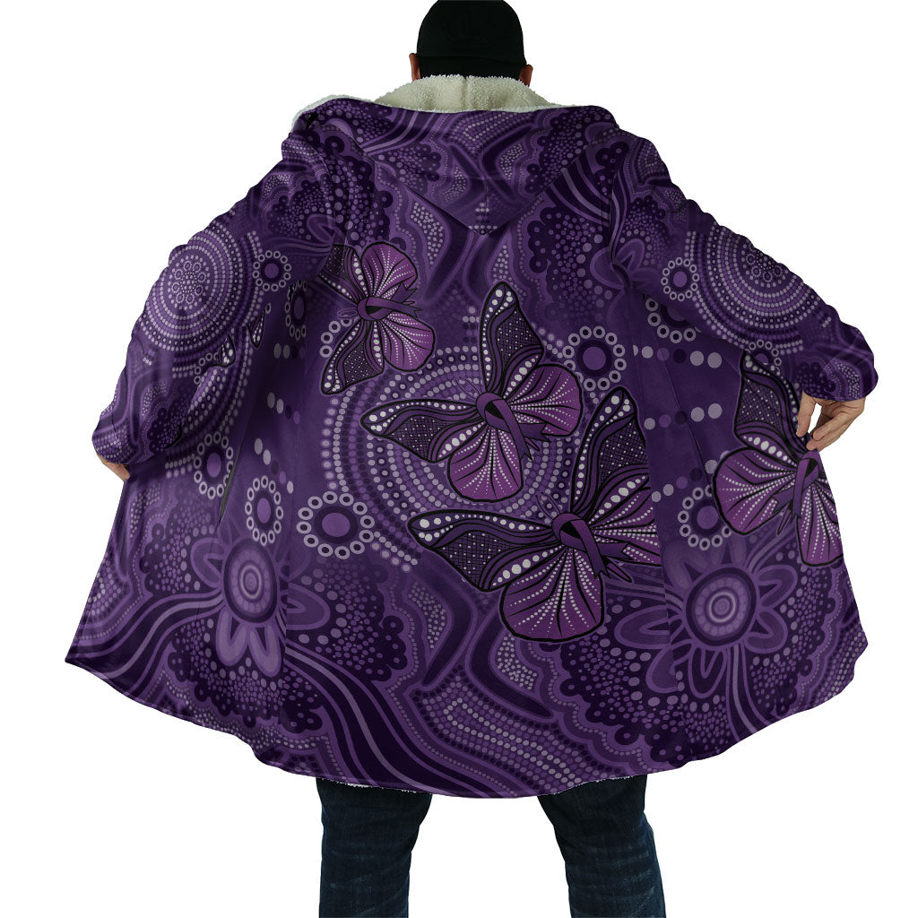 Australia Epilepsy Support Purple Butterfly Strength Cloak