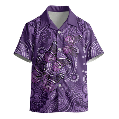 Australia Epilepsy Support Purple Butterfly Strength Kid Hawaiian Shirt
