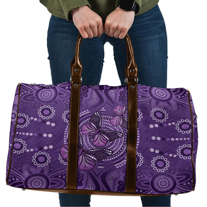 Australia Epilepsy Support Purple Butterfly Strength Travel Bag