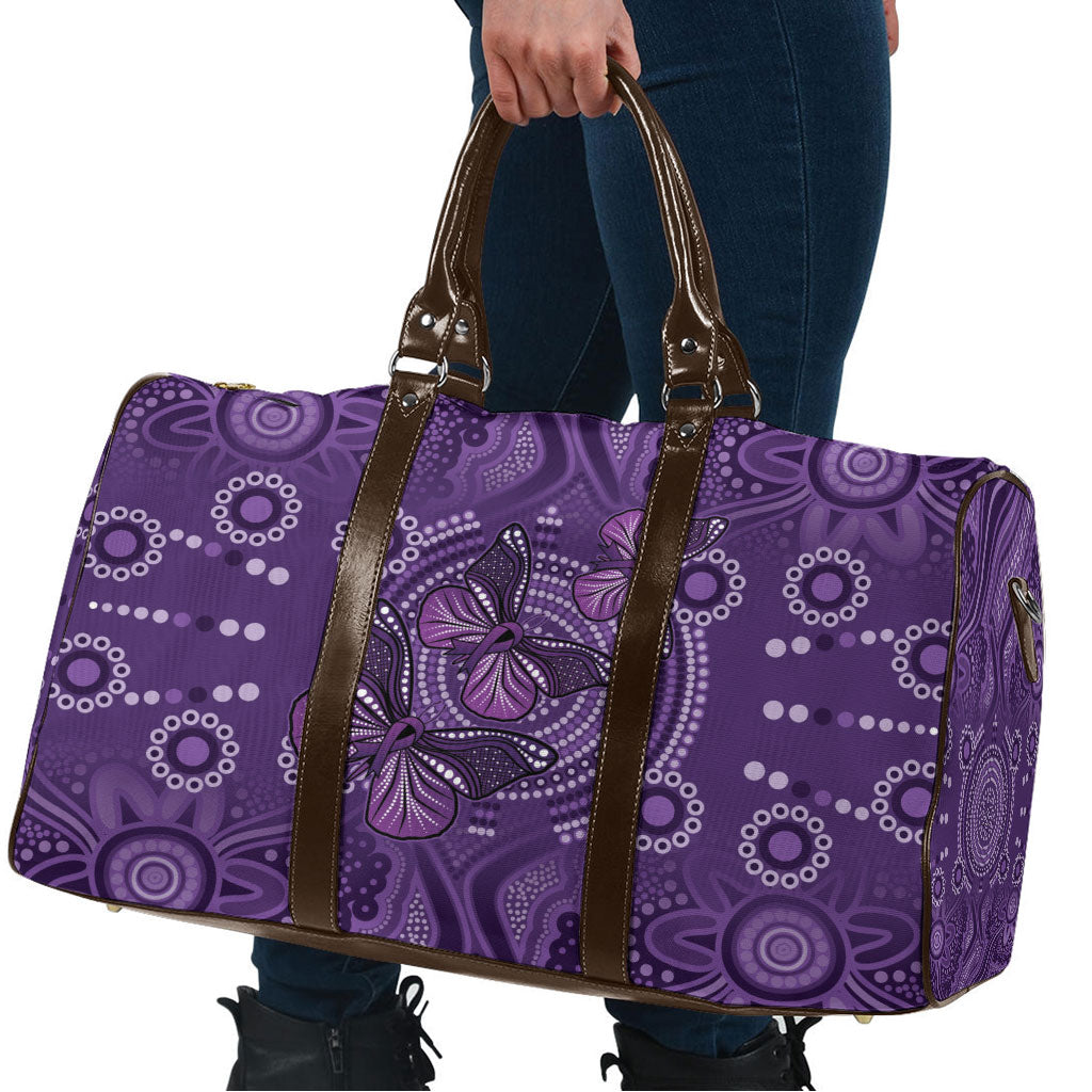 Australia Epilepsy Support Purple Butterfly Strength Travel Bag