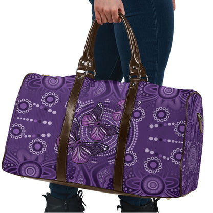 Australia Epilepsy Support Purple Butterfly Strength Travel Bag
