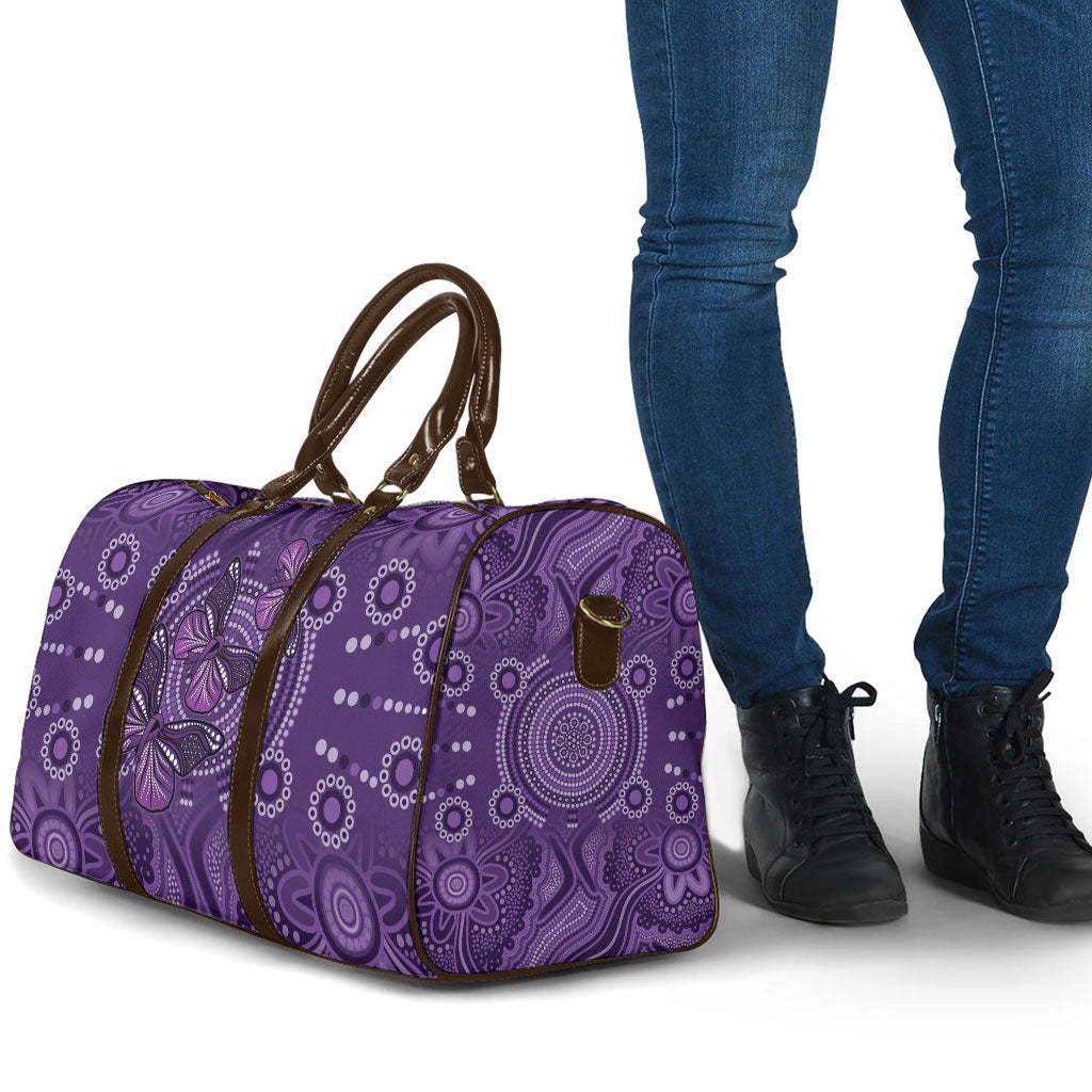 Australia Epilepsy Support Purple Butterfly Strength Travel Bag