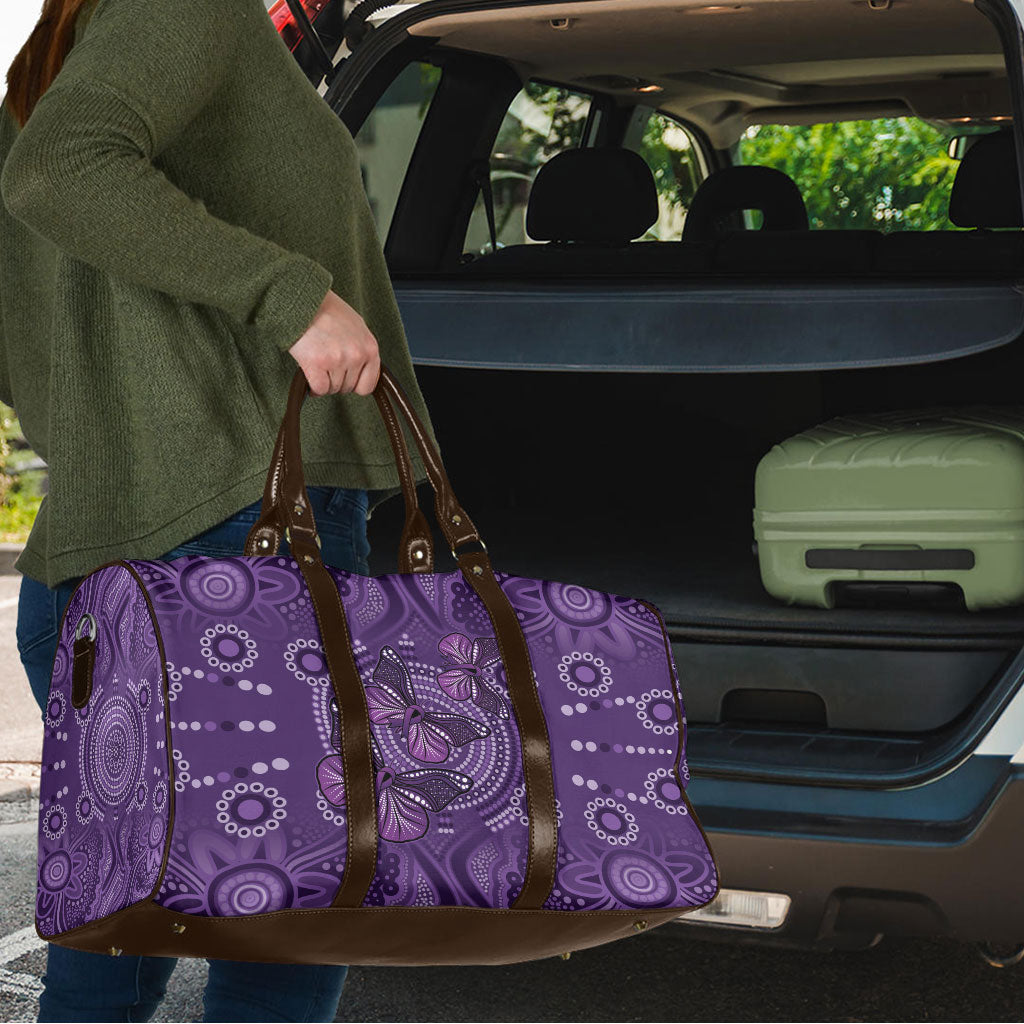 Australia Epilepsy Support Purple Butterfly Strength Travel Bag