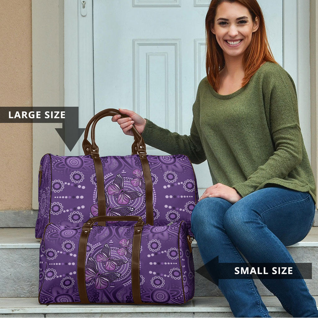 Australia Epilepsy Support Purple Butterfly Strength Travel Bag
