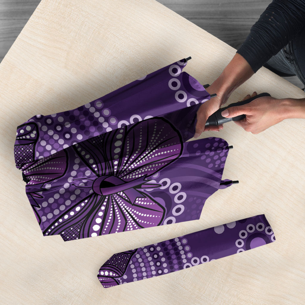 Australia Epilepsy Support Purple Butterfly Strength Umbrella