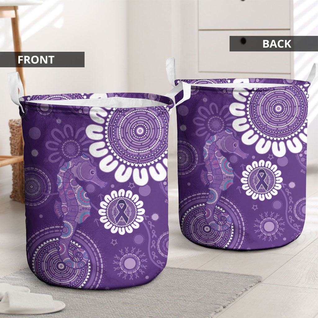 Sea Horse Australia Epilepsy Support Laundry Basket