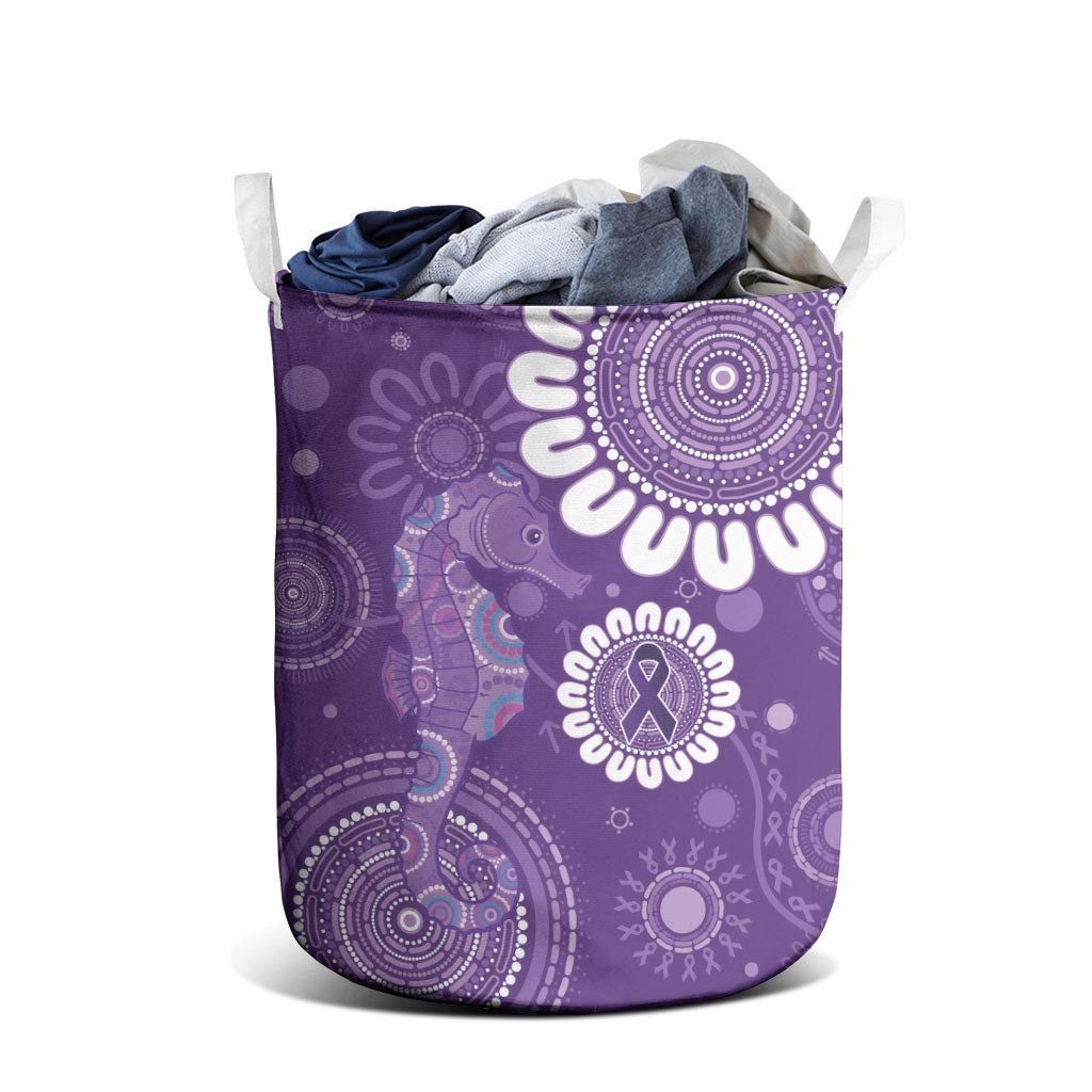 Sea Horse Australia Epilepsy Support Laundry Basket