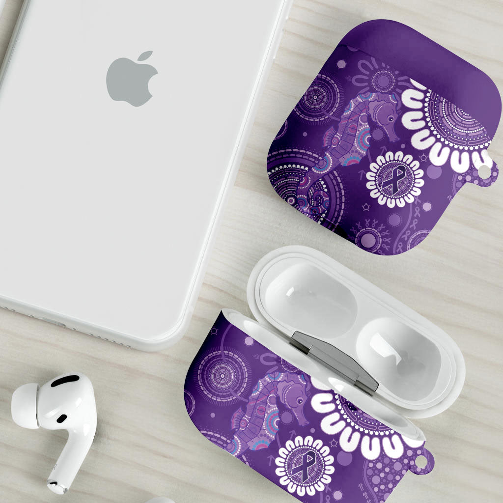 Sea Horse Australia Epilepsy Support AirPods Case
