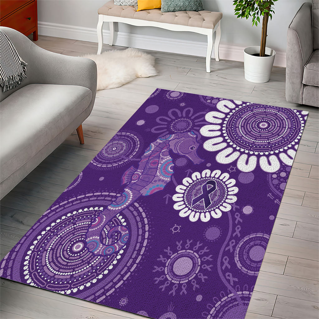 Sea Horse Australia Epilepsy Support Area Rug