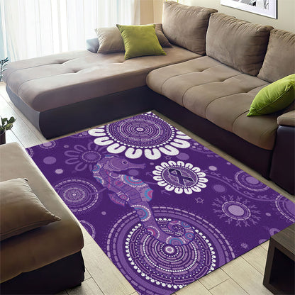 Sea Horse Australia Epilepsy Support Area Rug