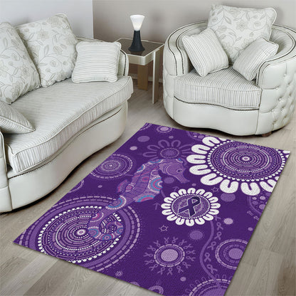 Sea Horse Australia Epilepsy Support Area Rug
