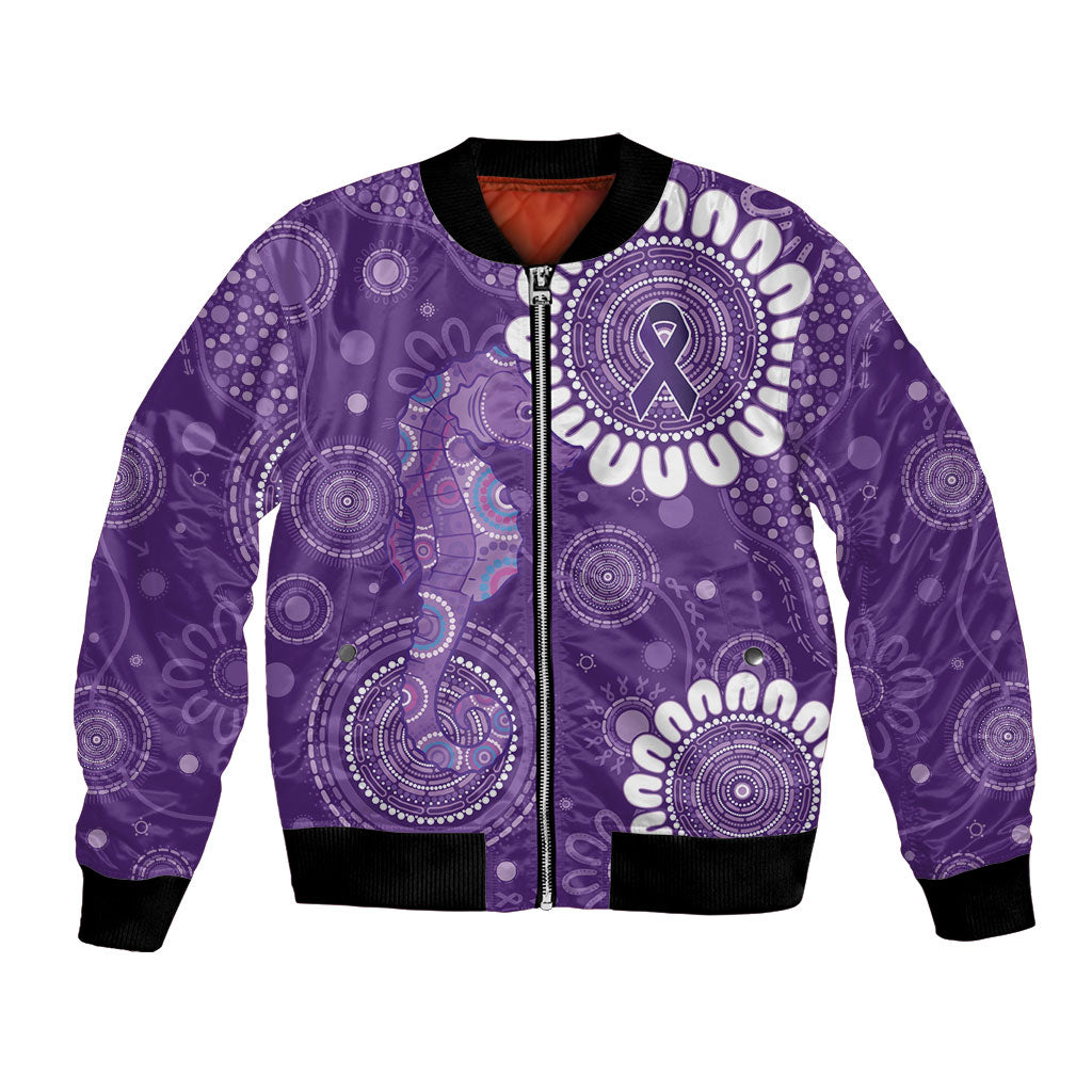Sea Horse Australia Epilepsy Support Bomber Jacket