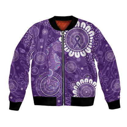 Sea Horse Australia Epilepsy Support Bomber Jacket