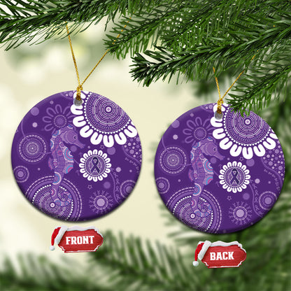 Sea Horse Australia Epilepsy Support Ceramic Ornament