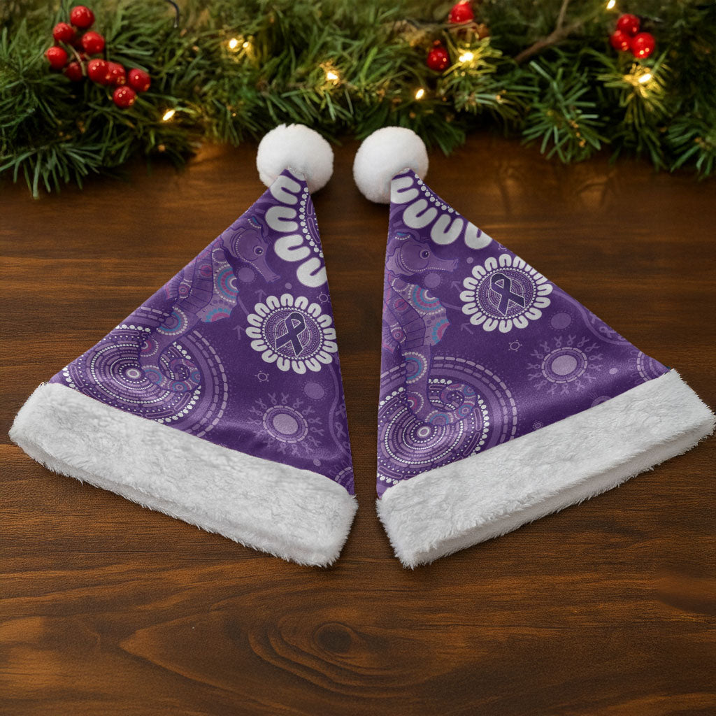Sea Horse Australia Epilepsy Support Christmas Santa Hat