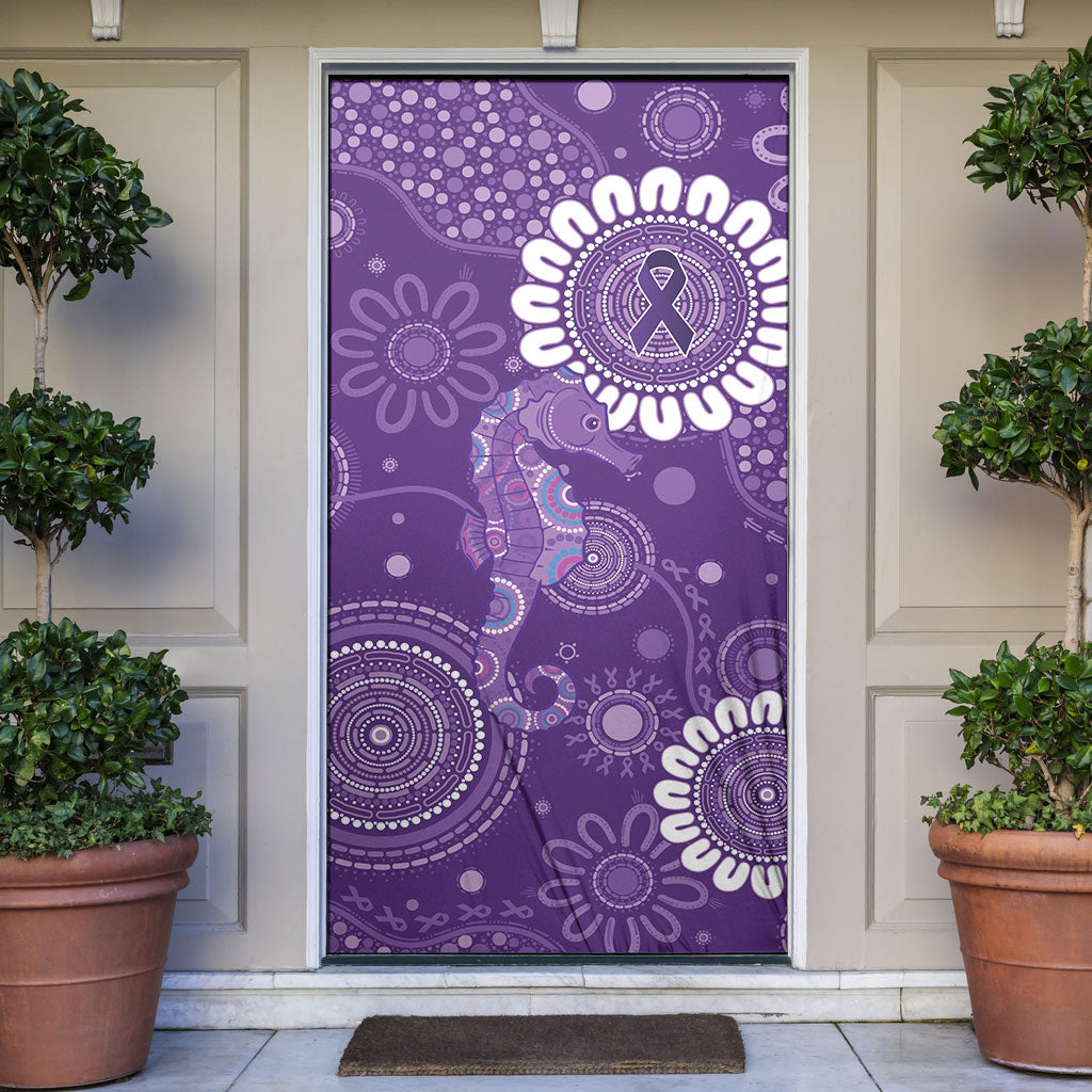 Sea Horse Australia Epilepsy Support Door Cover
