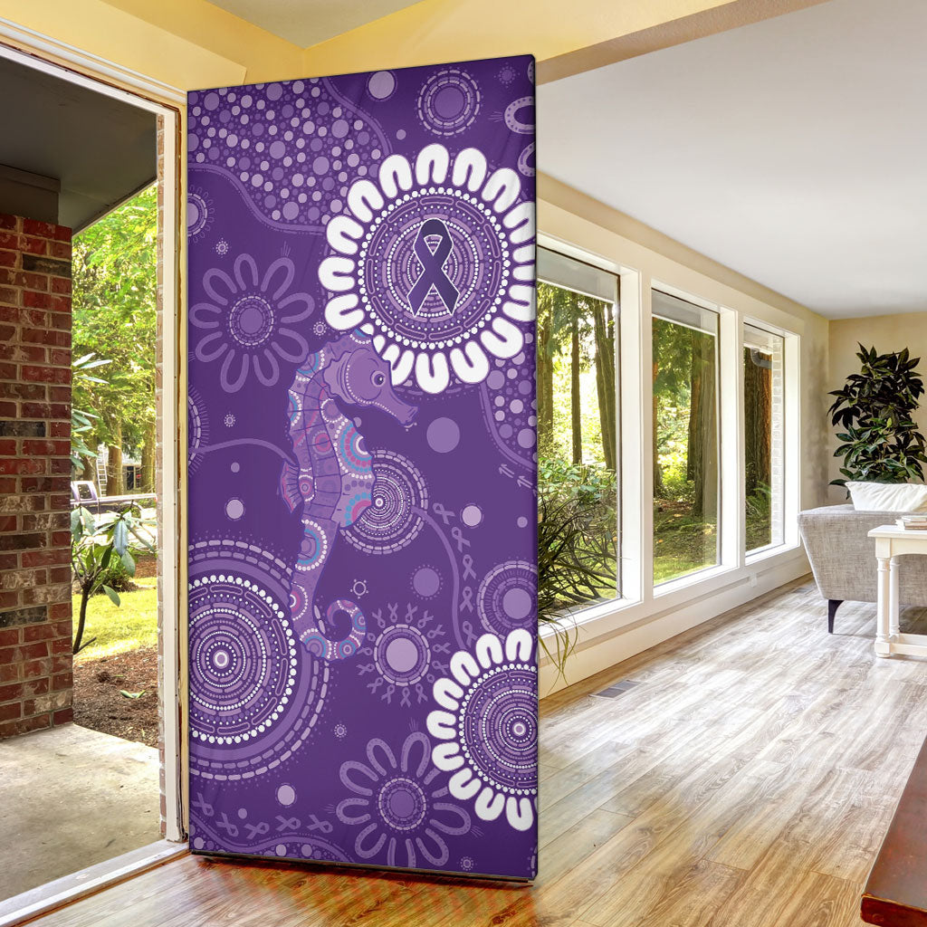 Sea Horse Australia Epilepsy Support Door Cover