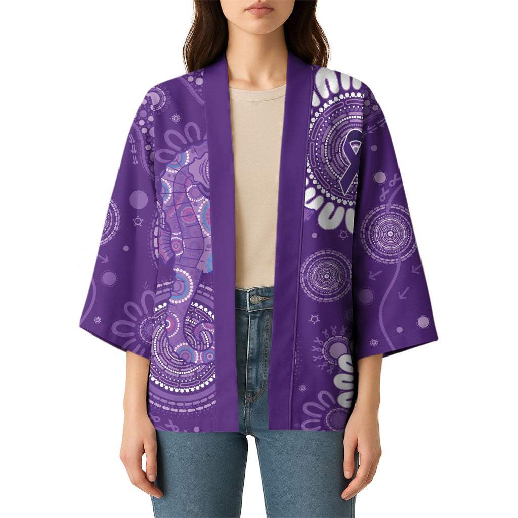 Sea Horse Australia Epilepsy Support Kimono