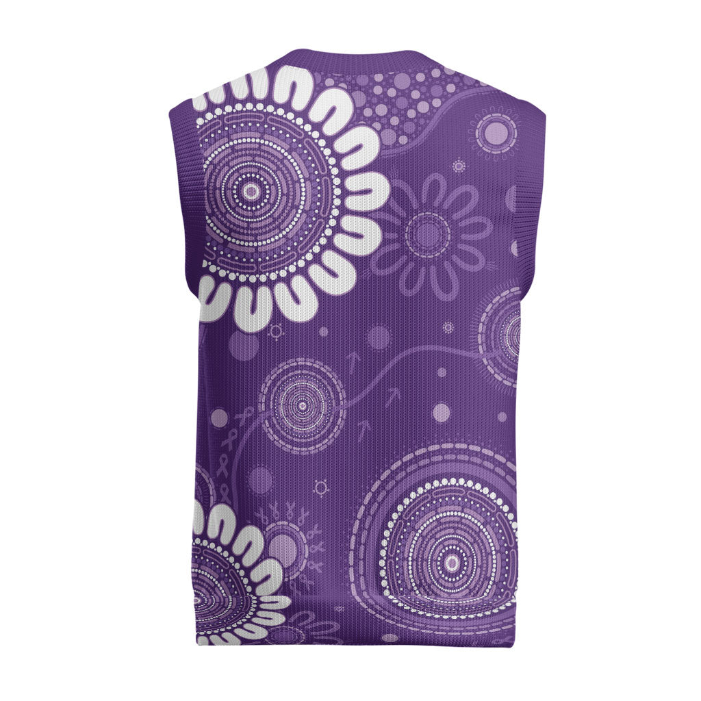 Sea Horse Australia Epilepsy Support Christmas Knitted V-Neck Vest