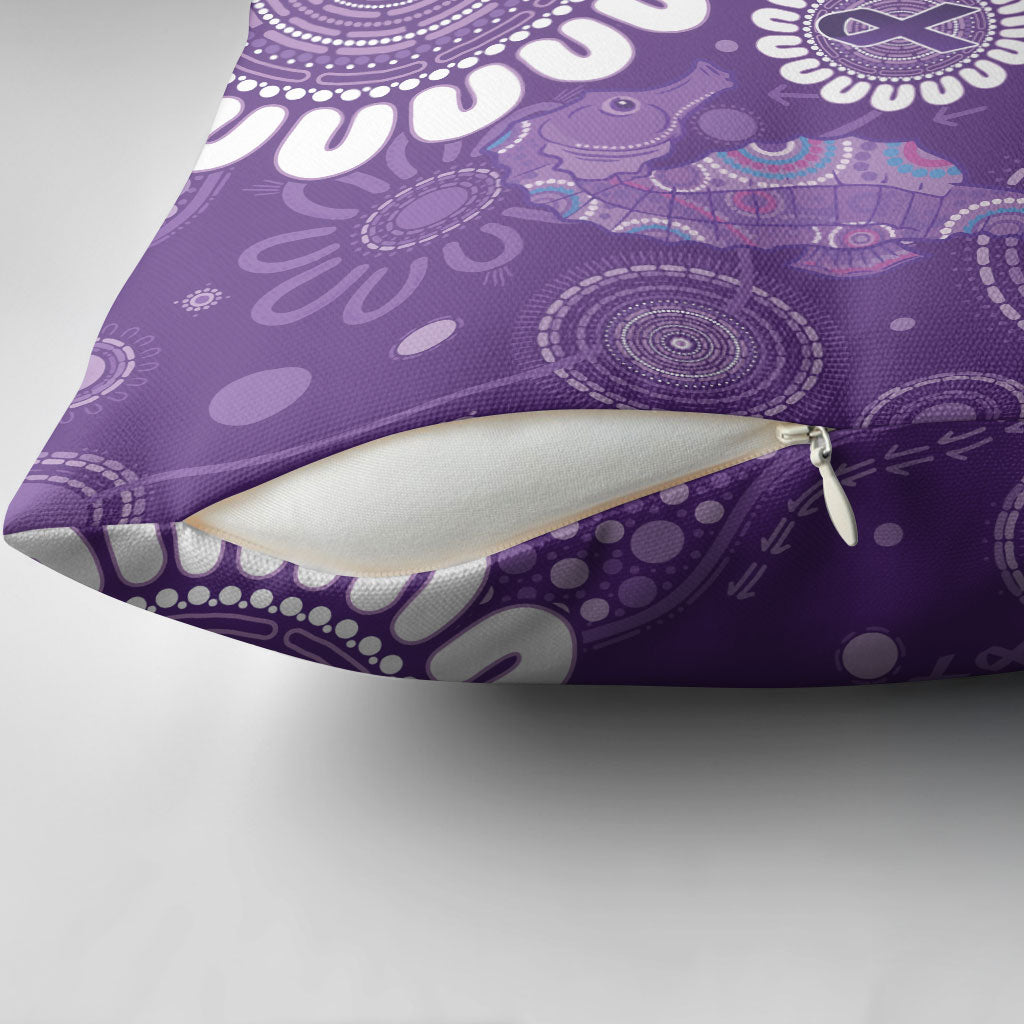 Sea Horse Australia Epilepsy Support Pillow Cover