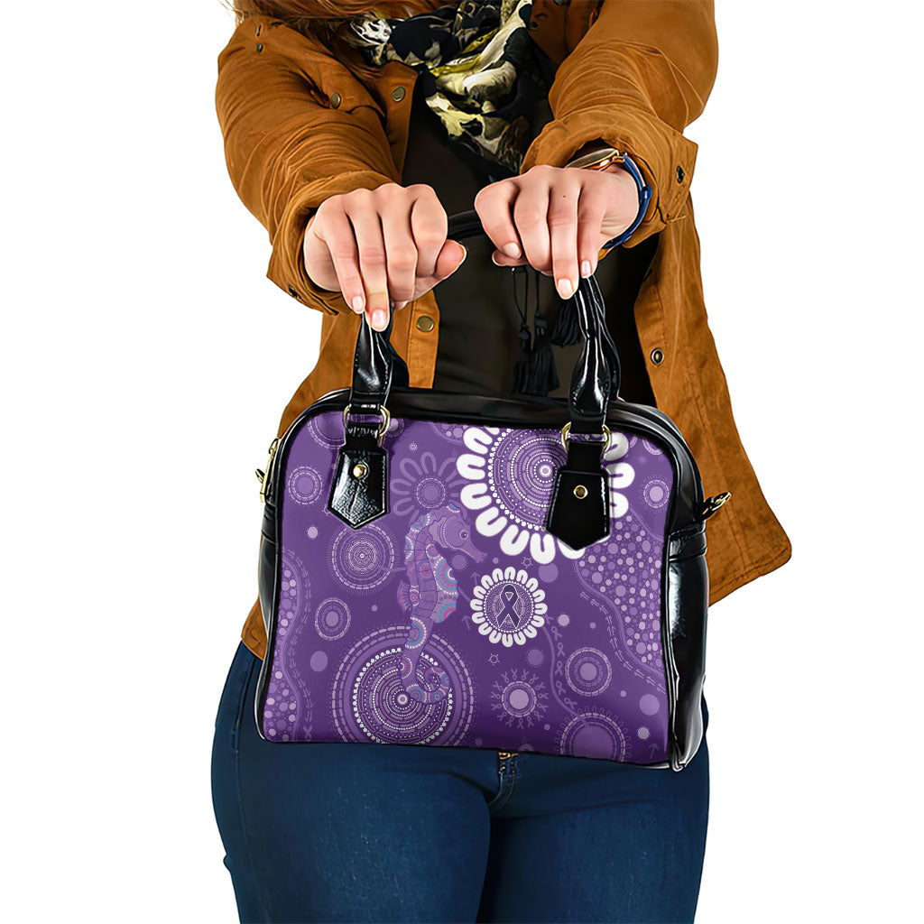 Sea Horse Australia Epilepsy Support Shoulder Handbag