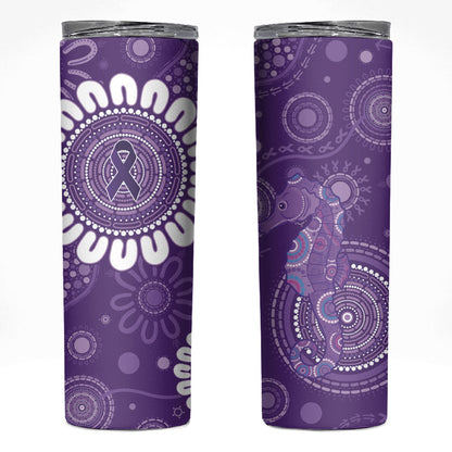Sea Horse Australia Epilepsy Support Skinny Tumbler
